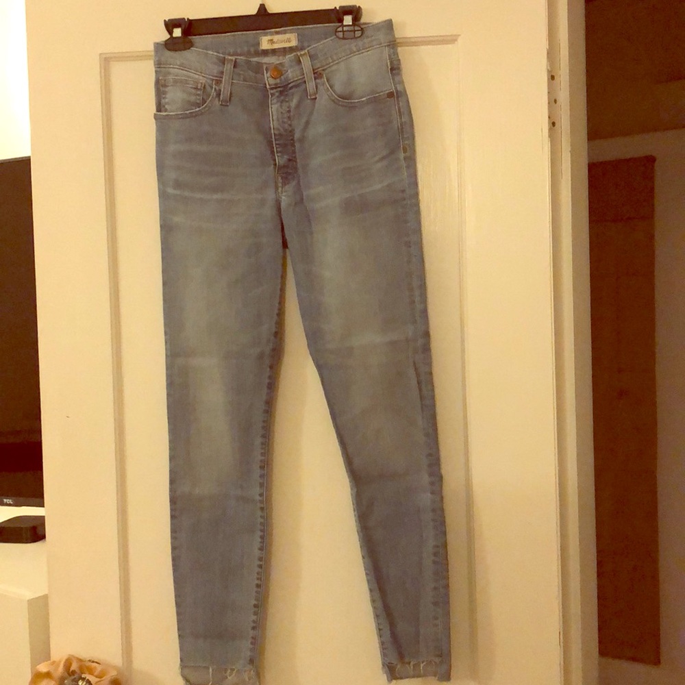 High rise skinny madewell jeans! Size 28